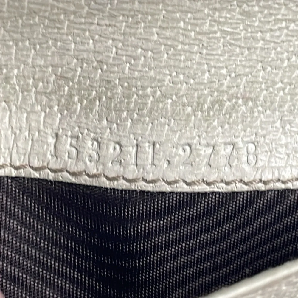 Gucci Monogram GG Logo Canvas Long Continental Wallet White Leather Trim Bolt - Picture 16 of 16